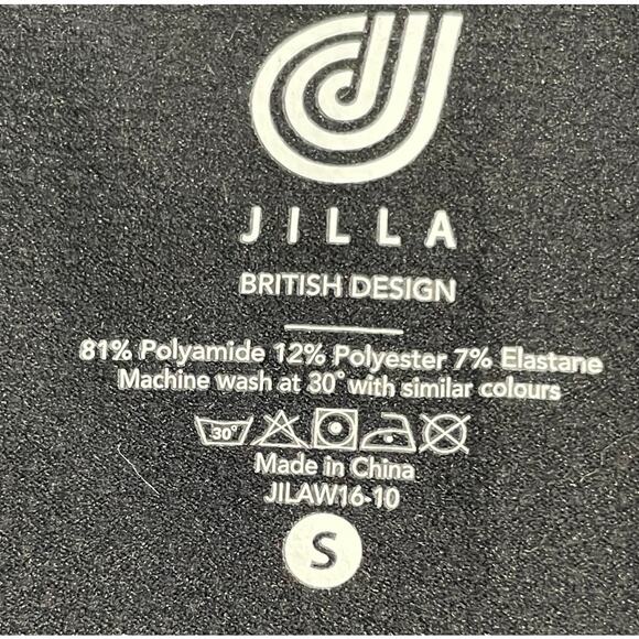 Jilla Performance Quarter Zip Stretch Top Womens Small Active Black JILAW16-10 - Picture 6 of 7